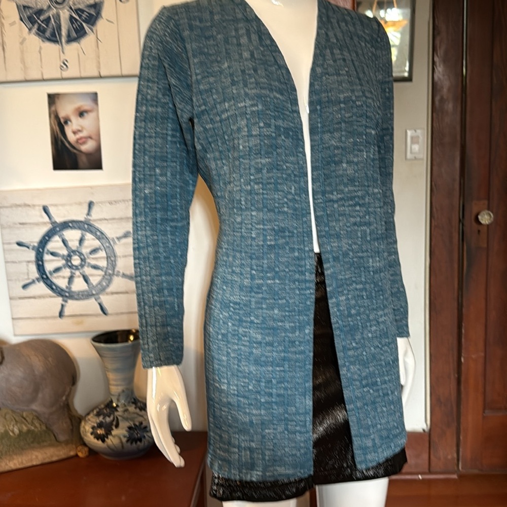 NWT northern reflections size small Blue Open Front Cardigan